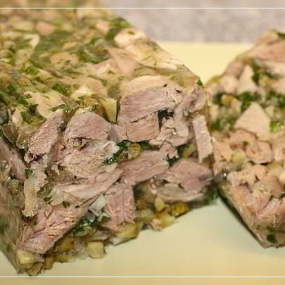 Заливное из ветчины