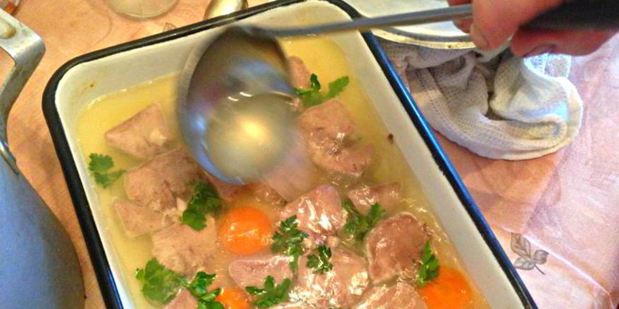 Рецепт заливного из языка