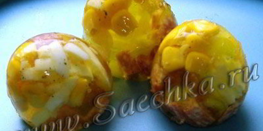 Рецепт заливного яйца фаберже