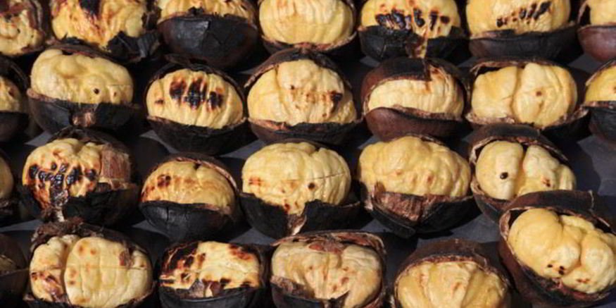 Рецепт жареных каштанов