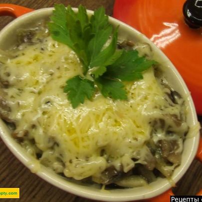 Грибной жульен со сливками