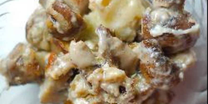 Рецепт грибного жюльена