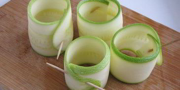 рулетики из цукини с жульеном