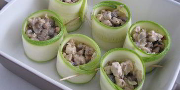 рулетики из цукини с жульеном