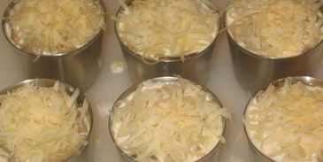 сливочный жульен из белых грибов без муки