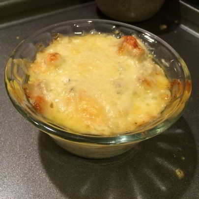 Вкусный жюльен с куриной грудкой и грибами