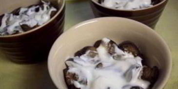 жульен с грибами и баклажанами