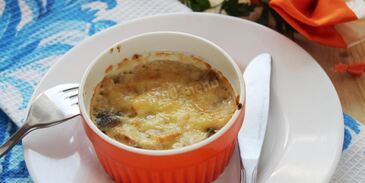 жульен с грибами и сливками грибной