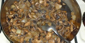 жульен с грибами и сметаной