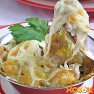 Рецепт Жульена с курицей и грибами