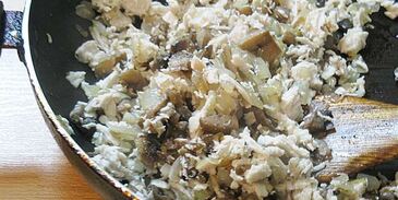 жульен с курицей и грибами