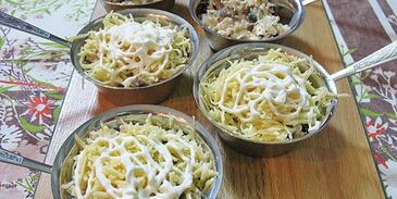 жульен с курицей и грибами