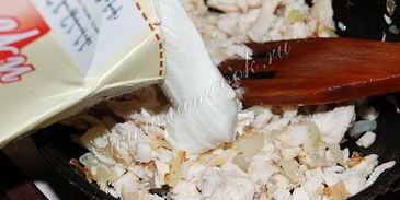 жульен с курицей