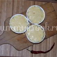 Рецепт Жульена с мидиями и креветками