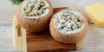 жульен в булочках