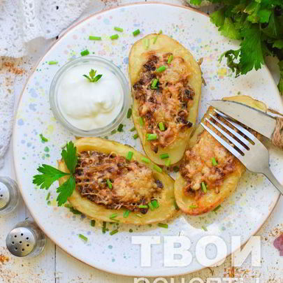 Жульен в картошке