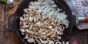 жульен в картошке