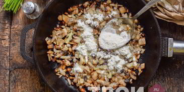 жульен в картошке