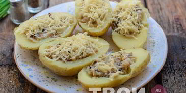 жульен в картошке