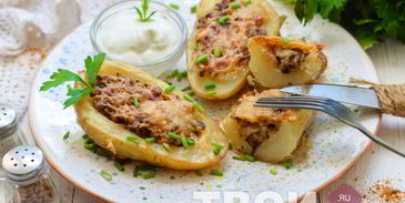 жульен в картошке