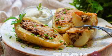 жульен в картошке