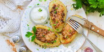 жульен в картошке