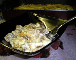 Жюльен из шампиньонов с сыром