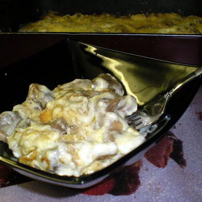 Жюльен из шампиньонов с сыром