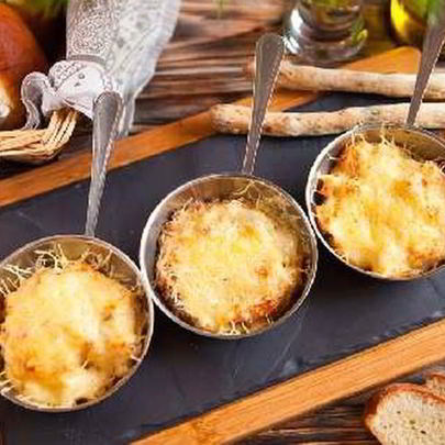 Жюльен с креветками и кукурузой