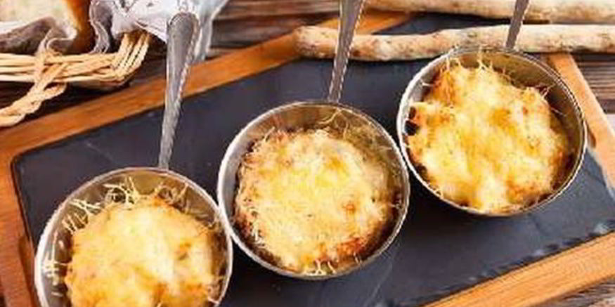 Рецепт жюльена с креветками и кукурузой