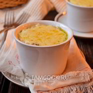 Рецепт Жюльена с креветками