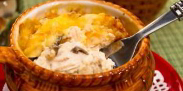 жюльен с курицей и грибами