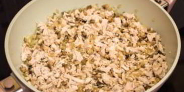 жюльен с курицей и грибами