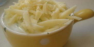 жюльен с курицей и шпинатом