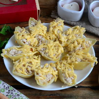 Жюльен в больших ракушках