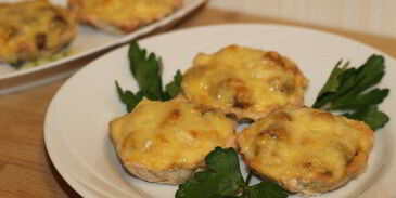 жюльен в корзиночках из куриного филе