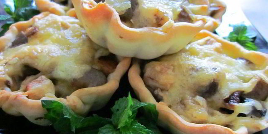 Рецепт жюльена в тарталетках